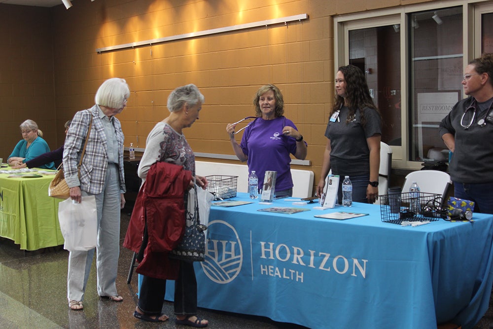 Annual Meeting Horizon Health Booth